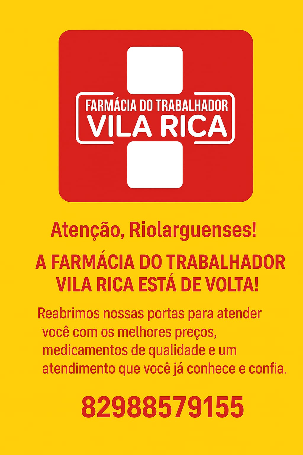 Farmácia do trabalhador vila rica